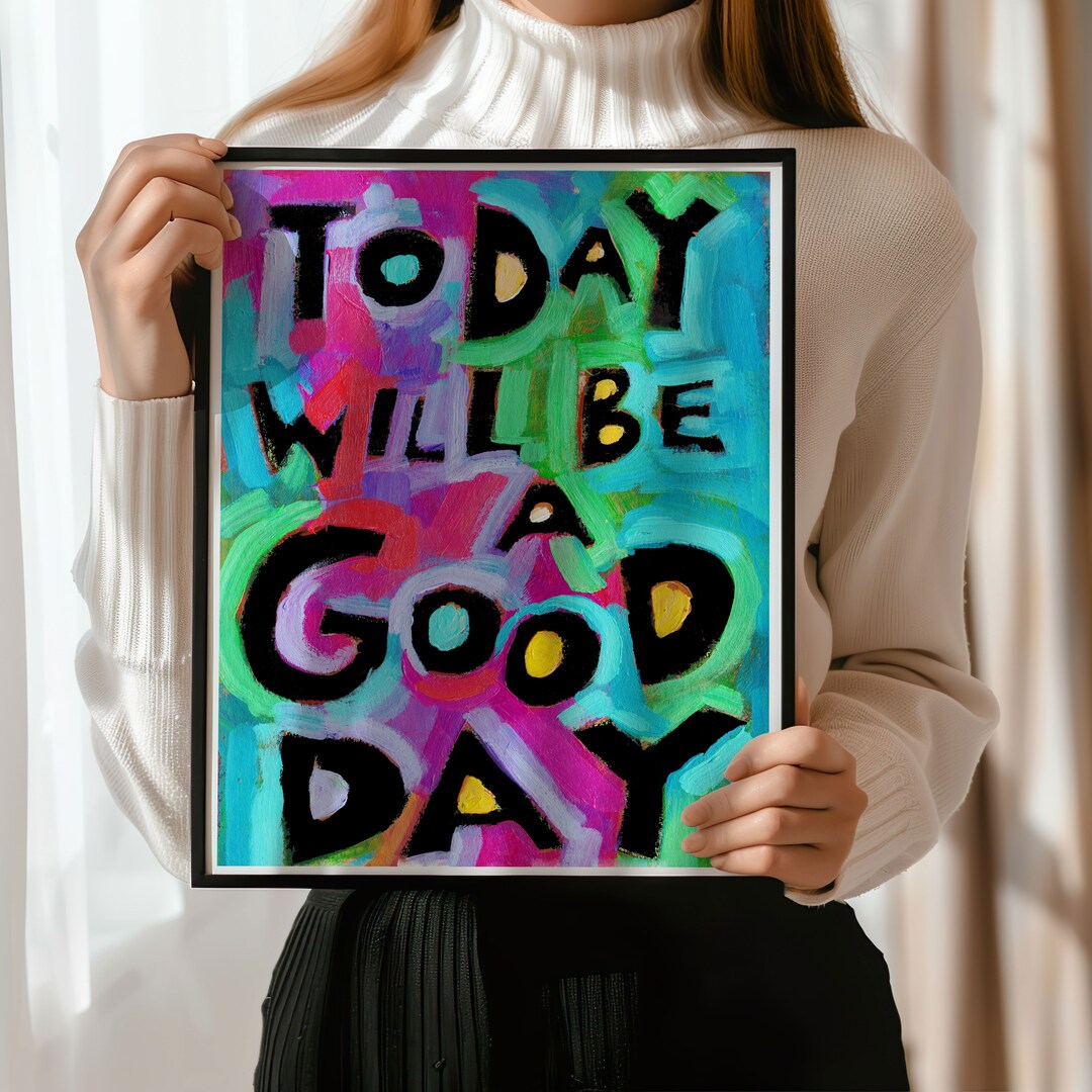 Good Vibes Affirmation Art Print Good Vibes Affirmation Art Print